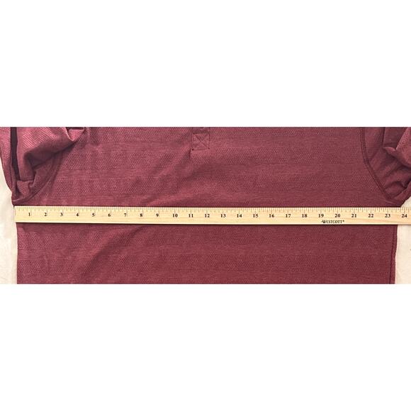NWT PX Clothing Knit Long Sleeve Henley Burgundy 2XL - Picture 3 of 7